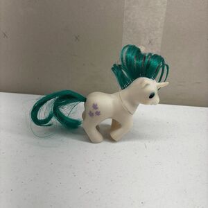 G1 My Little Pony BABY GUSTY 1986 Vintage Hasbro Beddy Bye Eyes Maple Leaf